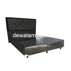 Bed Frame Size 100 - DIVAN NA 005 / Black / White